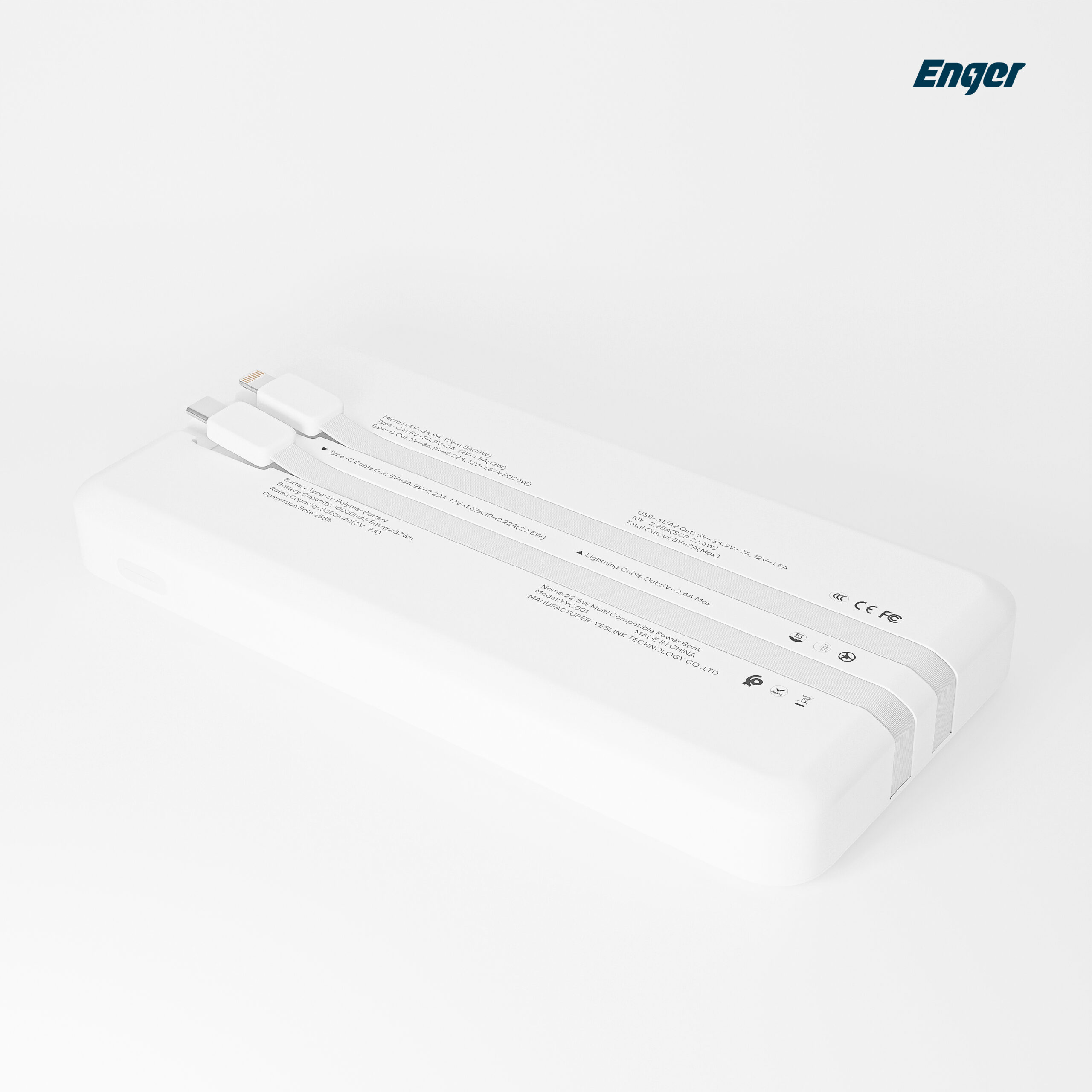 YESLINK – FAST CHARGING 22.5W – 20000mAh Power Bank - Image 2